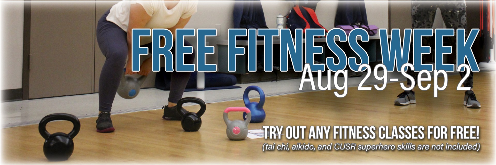 Attend a class for free!