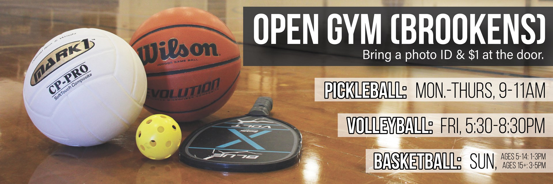 Open Gym in three sports!